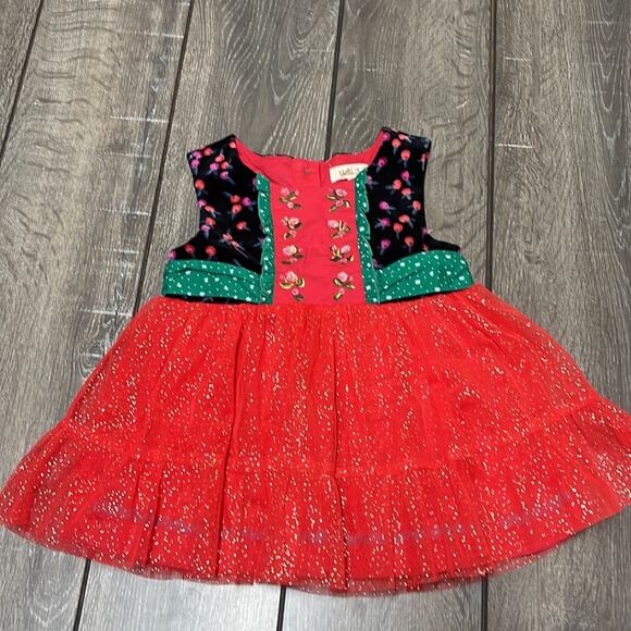 Matilda Jane Floral Glittery Top Little Girls Size 4 - Picture 3 of 9